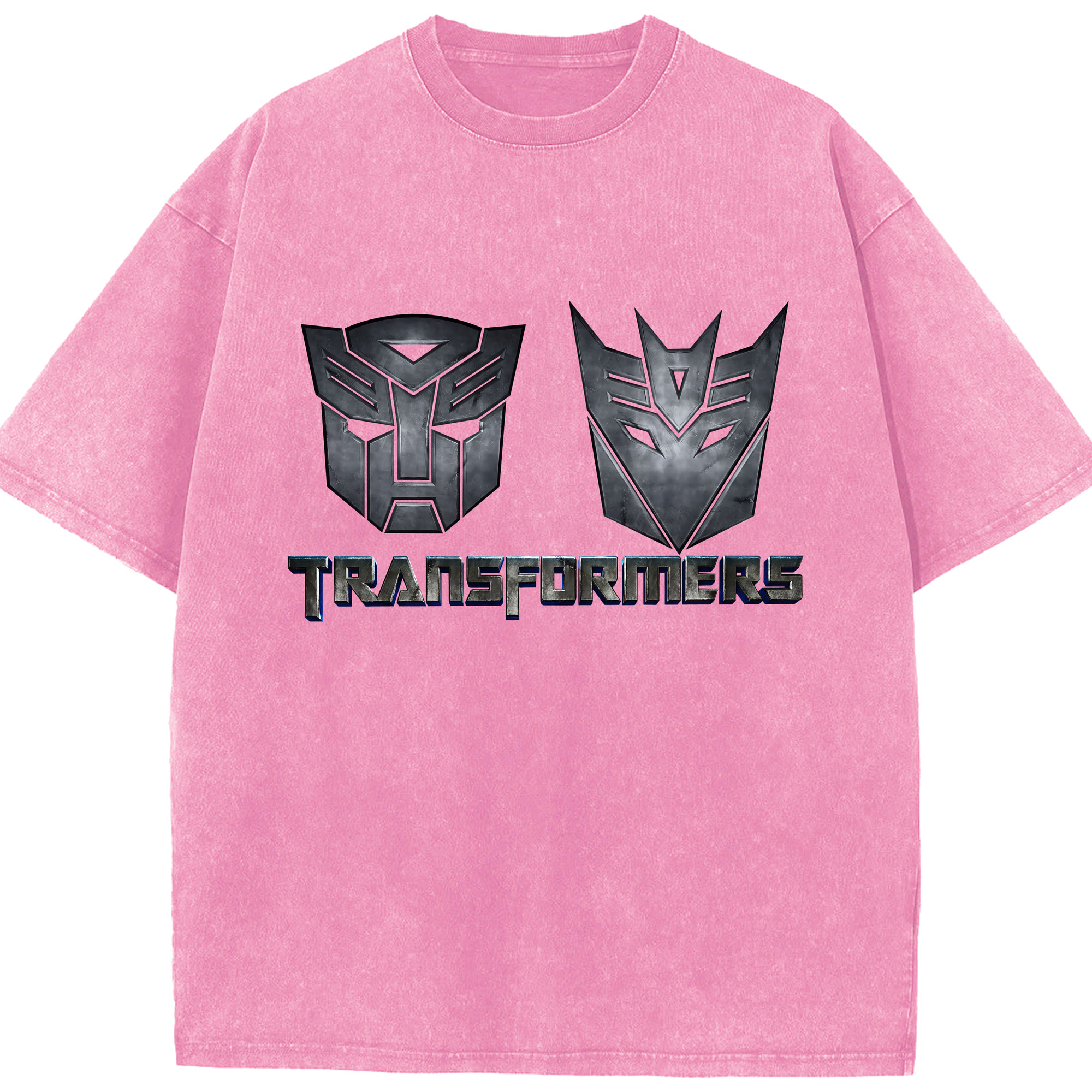 （画像用） Transformers トランスフォーマー 綿100% ヴィンテージ風 半袖Tシャツ（フロントプリント）